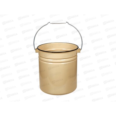 Ведро 12л без крышки цельнотянутое палевое С41124.Пц *2 Ведро 12л без крышки цельнотянутое палевое С41124.Пц *2