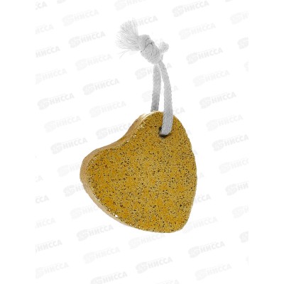 Пемза &quotсердце&quot цветная 7*7*1,5см 110-003 *25