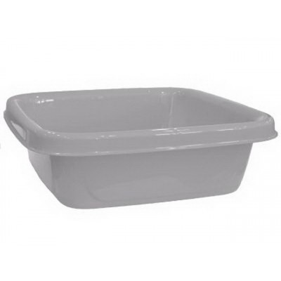 Таз 10л квадратный  &quotОриджинал&quot серебряный  SV3940 *17