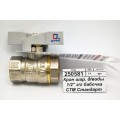 Кран шаровый для воды 1/2" гайка-гайка бабочка СТМ Стандарт *25/200 Кран шаровый для воды 1/2" гайка-гайка бабочка СТМ Стандарт *25/200