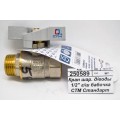 Кран шаровый для воды 1/2" гайка-штуцер бабочка СТМ Стандарт *25/200 Кран шаровый для воды 1/2" гайка-штуцер бабочка СТМ Стандарт *25/200