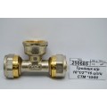 Тройник внутренняя резьба 16*1/2&quot*16 цанга/гайка/цанга СТМ *10/80