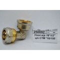 Угол внутренняя резьба 16*1/2&quot цанга/гайка СТМ *10/150