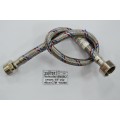 Подводка для воды сталь 1/2&quot гайка/шайба 40см СТМ *10/200