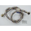 Подводка для воды сталь 1/2&quot гайка/штуцер 80см СТМ *10/100