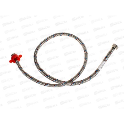 Подводка для воды сталь 1/2&quot гайка/штуцер 100см СТМ *10/80