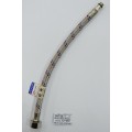 Подводка для смесмтеля сталь 1/2&quot*М10*30см короткий, штуцер СТМ *100