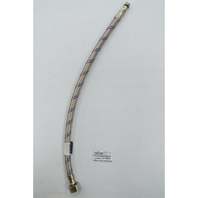 Подводка для смесителя сталь 1/2&quot*М10*40см короткий штуцер СТМ *100