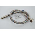 Подводка для смесителя сталь 1/2&quot*М10*50см короткий штуцер СТМ *100