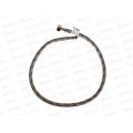 Подводка для смесителя сталь 1/2&quot*М10*80см короткий штуцер СТМ *100