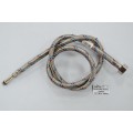 Подводка для смесителя сталь 1/2&quot*М10*100см длинный штуцер СТМ *100