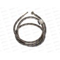Подводка для смесителя сталь 1/2&quot*М10*150см длинный штуцер СТМ *100