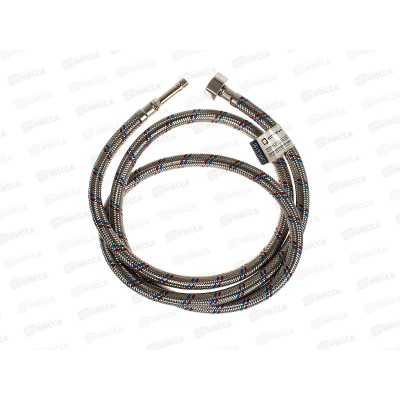 Подводка для смесителя сталь 1/2"*М10*150см длинный штуцер СТМ *100 Подводка для смесителя сталь 1/2"*М10*150см длинный штуцер СТМ *100