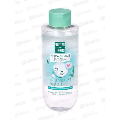 Концерн Калина Чистая Линия Мицеллярная вода Идеальная кожа 400мл *4/12