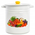 Кастрюля 12,0л цилиндрическая декором С1624.3 *2 Кастрюля 12,0л цилиндрическая декором С1624.3 *2