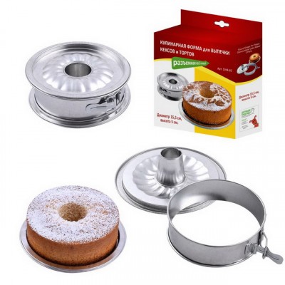 Кулинарная форма для выпечки разъемная кекс и торт 12*5см DH8-65 Кулинарная форма для выпечки разъемная кекс и торт 12*5см DH8-65