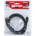 Шнур HDMI-HDMI gold 2м с фильтрами Rexant, 17-6204 *10/90 Шнур HDMI-HDMI gold 2м с фильтрами Rexant, 17-6204 *10/90