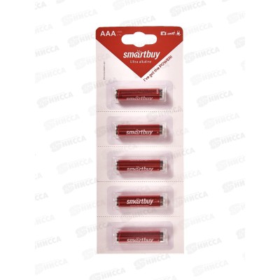 Батарейки SmartBuy LR03/5B strip *5/60/600 Батарейки SmartBuy LR03/5B strip *5/60/600