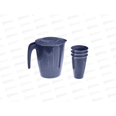 Набор кувшин Bono 1,9л+стак 3шт ПЦ1828 *5 Набор кувшин Bono 1,9л+стак 3шт ПЦ1828 *5