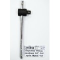 Вороток 115мм, квадрат 1/4", CrV хромированный Matrix *10/500