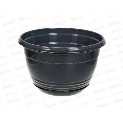 Горшок для цветов Глория 4,2л Антрацит*40 Горшок для цветов Глория 4,2л Антрацит*40