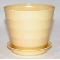 Горшок для цветов Лаура 0,7л Желтый *16 Горшок для цветов Лаура 0,7л Желтый *16