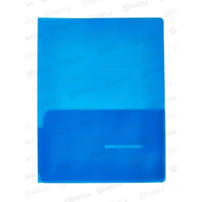 Папка-уголок Бюрократ А4 E570BLU, синий *5 Папка-уголок Бюрократ А4 E570BLU, синий *5