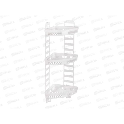 Полка угловая  &quotТрансформер&quot 250*180*580 белый М6848 *12