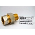 Соединитель с накидной гайкой прямой 1/2&quot гайка/штуцер СТМ