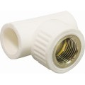 Тройник PP-R комбинированный, внутренняя резьба DN20*3/4&quot СТМ Пластмассовый *10