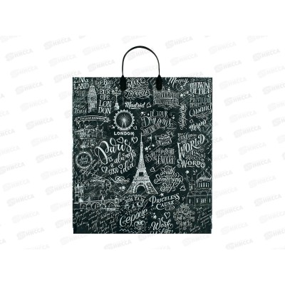 Пакет с пластиковой ручкой 40*44 Турне *10/100