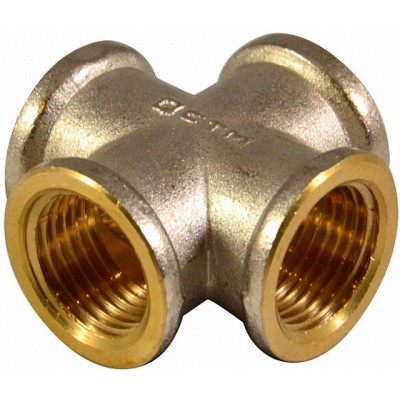 Крестовина 1/2" гайка/гайка/гайка/гайка СТМ *10/40 Крестовина 1/2" гайка/гайка/гайка/гайка СТМ *10/40