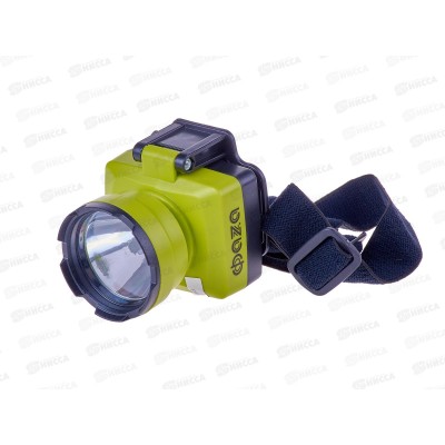 Фонарь ФАZA налобный, с аккумулятором, зеленый, FH7-L1W-gn *20 Фонарь ФАZA налобный, с аккумулятором, зеленый, FH7-L1W-gn *20