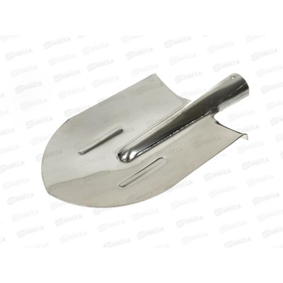 Лопата штыковая нержавеющая сталь толщиной 2 мм, 220*280мм, без черенка *10