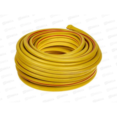 Шланг поливочный &quotАкварель&quot ПВХ пищевой арм.нитью 1/2&quot 25м непрозрачный