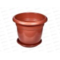 Горшок для растений 4,5л с поддоном Пластик *25 Горшок для растений 4,5л с поддоном Пластик *25