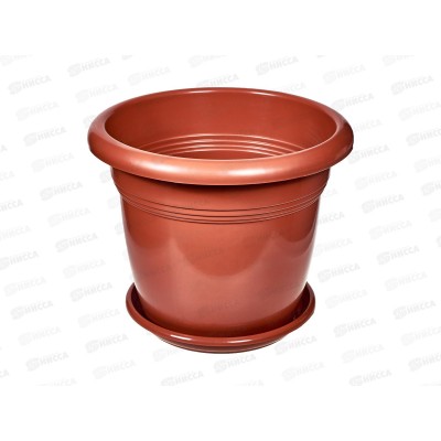 Горшок для растений 10л с поддоном Пластик *25 Горшок для растений 10л с поддоном Пластик *25
