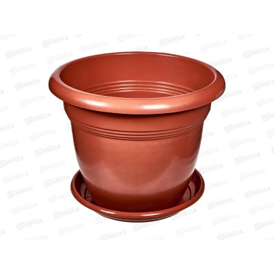 Горшок для растений 20л с поддоном Пластик *15 Горшок для растений 20л с поддоном Пластик *15