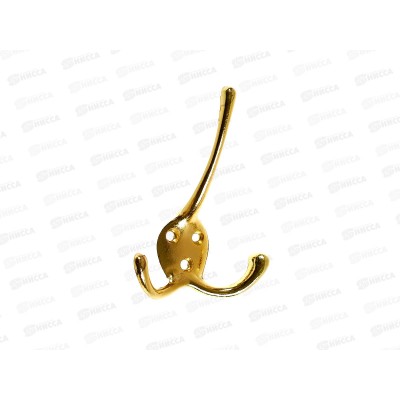 Крючок 1008 металлический золото (016495) *40   Ж