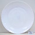 Тарелка стеклокерамика белая 10,5" №NНR105 *6/24