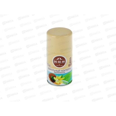 ДО-РЕ-МИ ПРЕМИУМ освежитель Ванильный коктель запасной блок 250 мл *12 ДО-РЕ-МИ ПРЕМИУМ освежитель Ванильный коктель запасной блок 250 мл *12