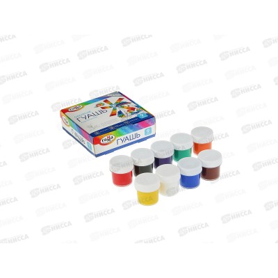 Гуашь художественная ГАММА 9цветов., 20мл, Классическая, 2210309 *16 Гуашь художественная ГАММА 9цветов., 20мл, Классическая, 2210309 *16