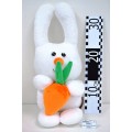 Зайка с морковкой белый (55297) Зайка с морковкой белый (55297)