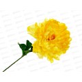 Цветы искусственные 55см Пион бархатный желтый 1662263
