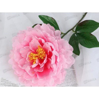 Цветы искусственные 55см Пион бархатный розовый 1662264 Цветы искусственные 55см Пион бархатный розовый 1662264