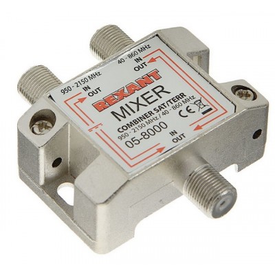Диплексор (сумматор-делитель) SAT+TV, Rexant, 05-8000