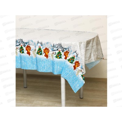 Скатерть Новый Год 120*180 Зимовье *200 Скатерть Новый Год 120*180 Зимовье *200