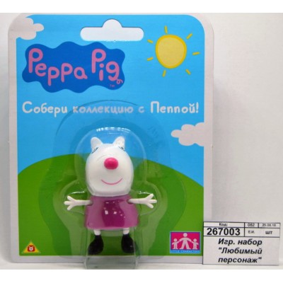 Свинка Пеппа. Игровой набор "Любимый персонаж" ассортимент 15555 *24 Свинка Пеппа. Игровой набор "Любимый персонаж" ассортимент 15555 *24