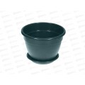 Горшок для цветов АНТИК 2,6л с поддоном  Малахит *32