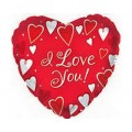Шар фольгированный фигурный Сердце 028642 *50  Б
